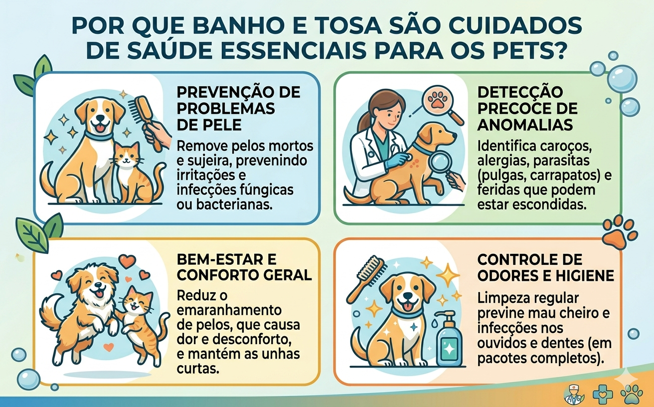 Banho e Tosa Terapeutico: Cuidados de Saude para Pets com Pele Sensivel
